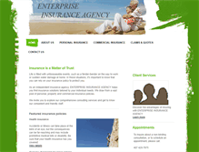 Tablet Screenshot of enterpriseinsurancefl.com